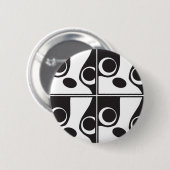 Badge Rond 5 Cm Boston font face au bouton (Devant & derrière)