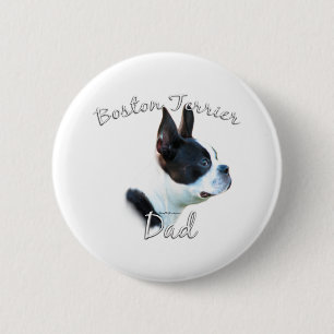 Badge Rond 5 Cm Boston Terrier Papa 2