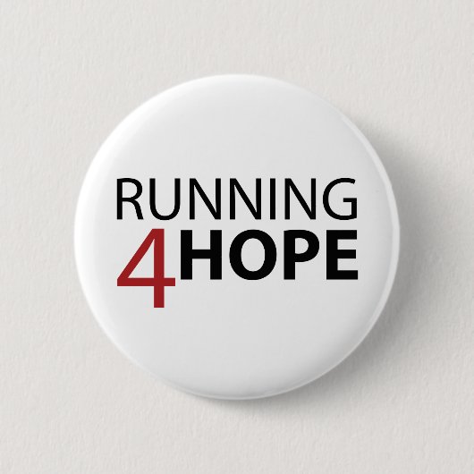 Badge Rond 5 Cm Bóton Running4Hope (Devant)