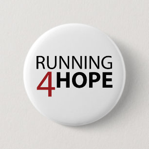 Badge Rond 5 Cm Bóton Running4Hope