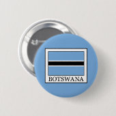 Badge Rond 5 Cm Botswana (Devant & derrière)