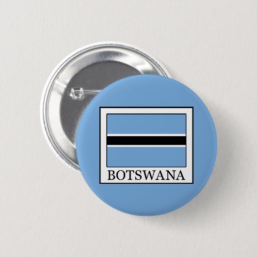 Badge Rond 5 Cm Botswana (Devant & derrière)