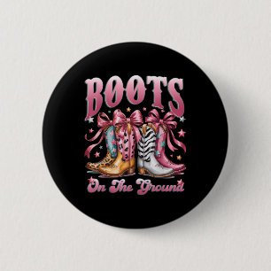 Badge Rond 5 Cm Bottes de cow-boy occidentales Bottes de cowgirl r