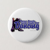 Badge Rond 5 Cm Bottes de danse (Devant)