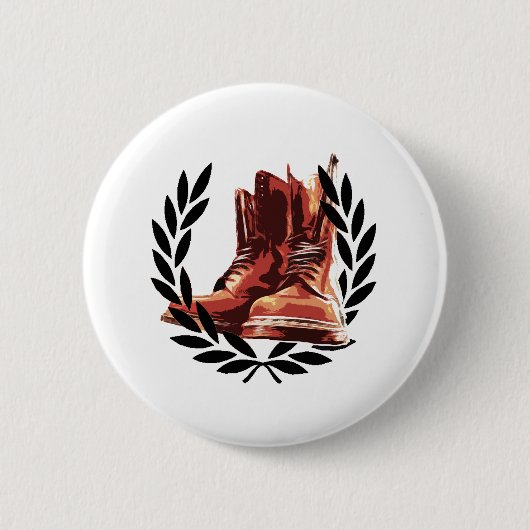 Badge Rond 5 Cm bottes de peaux (Devant)