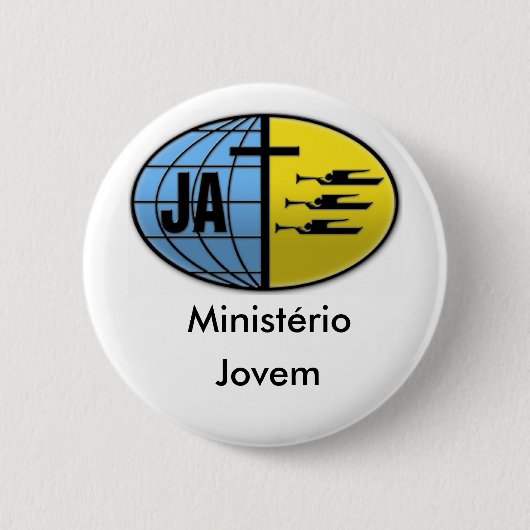 Badge Rond 5 Cm Botton Ministère Jeune (Devant)