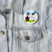 Badge Rond 5 Cm Botton Phrase - Ce que leurs yeux jamais ne me (En situation)