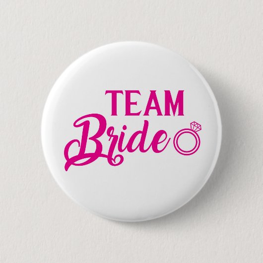 Badge Rond 5 Cm Botton Team Bride (Devant)