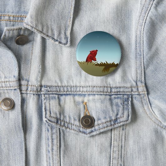 Badge Rond 5 Cm Bouche d'incendie isolée (En situation)