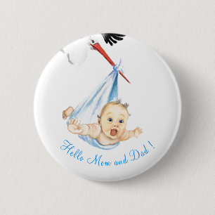 Badge Rond 5 Cm Bouche Portant bébé - Dessin de dessin de dessin -