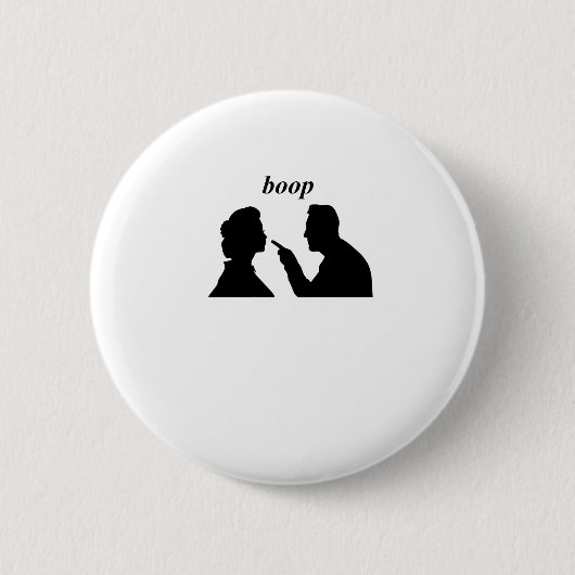 Badge Rond 5 Cm Boucle Le Nez (Devant)
