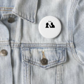 Badge Rond 5 Cm Boucle Le Nez (En situation)