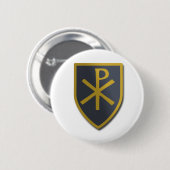 Badge Rond 5 Cm Bouclier chrétien (Devant & derrière)