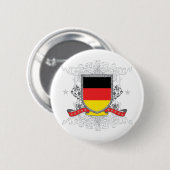 Badge Rond 5 Cm Bouclier de l'Allemagne (Devant & derrière)