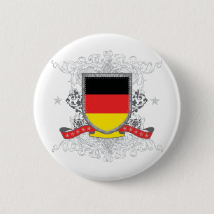 Badge Rond 5 Cm Bouclier de l'Allemagne