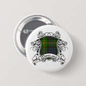 Badge Rond 5 Cm Bouclier de tartan de Maitland (Devant & derrière)