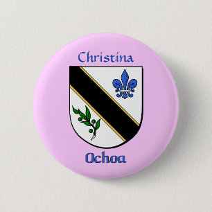 Badge Rond 5 Cm Bouclier historique Ochoa personnalisé