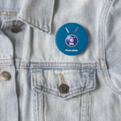 Badge Rond 5 Cm Bouclier Maccabee Et Paroles (En situation)