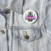 Badge Rond 5 Cm Bouclier Thunderbird (En situation)