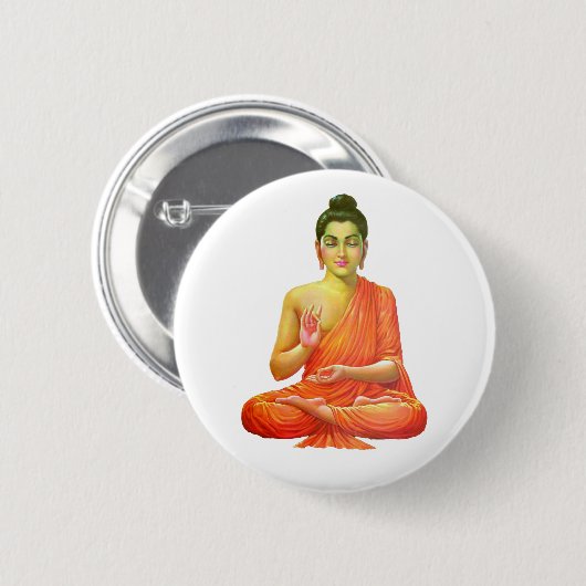 Badge Rond 5 Cm Bouddha (Devant & derrière)