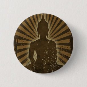 Badge Rond 5 Cm Bouddha
