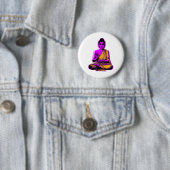 Badge Rond 5 Cm Bouddha (En situation)