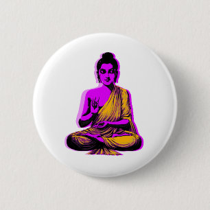 Badge Rond 5 Cm Bouddha
