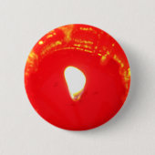 Badge Rond 5 Cm Bougie rouge, flamme, Bougie, Amour de Noël (Devant)