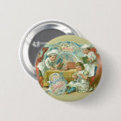 Badge Rond 5 Cm Boulangeries au chocolat Antique (Devant & derrière)