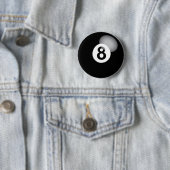 Badge Rond 5 Cm boule 8 (En situation)