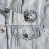 Badge Rond 5 Cm Boule de disco (En situation)