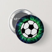 Badge Rond 5 Cm Boule de football (Devant & derrière)
