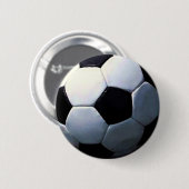 Badge Rond 5 Cm Boule de football (Devant & derrière)