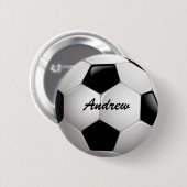 Badge Rond 5 Cm Boule de football personnalisable (Devant & derrière)