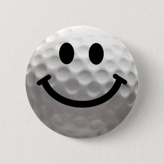 Badge Rond 5 Cm Boule de golf (Devant)