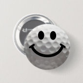 Badge Rond 5 Cm Boule de golf (Devant & derrière)