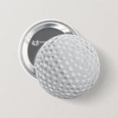 Badge Rond 5 Cm Boule de golf (Devant & derrière)