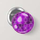 Badge Rond 5 Cm Boule de métal violet (Devant & derrière)