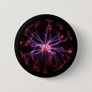 Badge Rond 5 Cm Boule de plasma