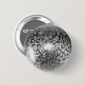 Badge Rond 5 Cm Boule Disco (Devant & derrière)
