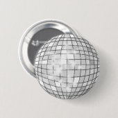 Badge Rond 5 Cm Boule Disco (Devant & derrière)