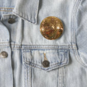 Badge Rond 5 Cm Boule Disco 2 en miroir (En situation)