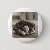 Badge Rond 5 Cm Boule MES01BWD1 dans Mitt.tif (Devant)