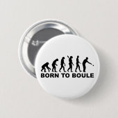 Badge Rond 5 Cm Boule Petanque d'évolution (Devant & derrière)