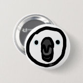 Badge Rond 5 Cm Bouleau blanc "Kohaku" (Devant & derrière)