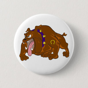 Badge Rond 5 Cm Bouledogue