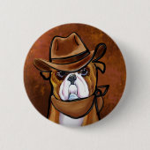 Badge Rond 5 Cm Bouledogue (Devant)