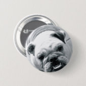 Badge Rond 5 Cm Bouledogue anglais (Devant & derrière)