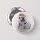 Badge Rond 5 Cm Bouledogue anglais (Devant & derrière)