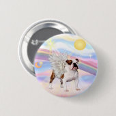 Badge Rond 5 Cm Bouledogue Anglais (Devant & derrière)